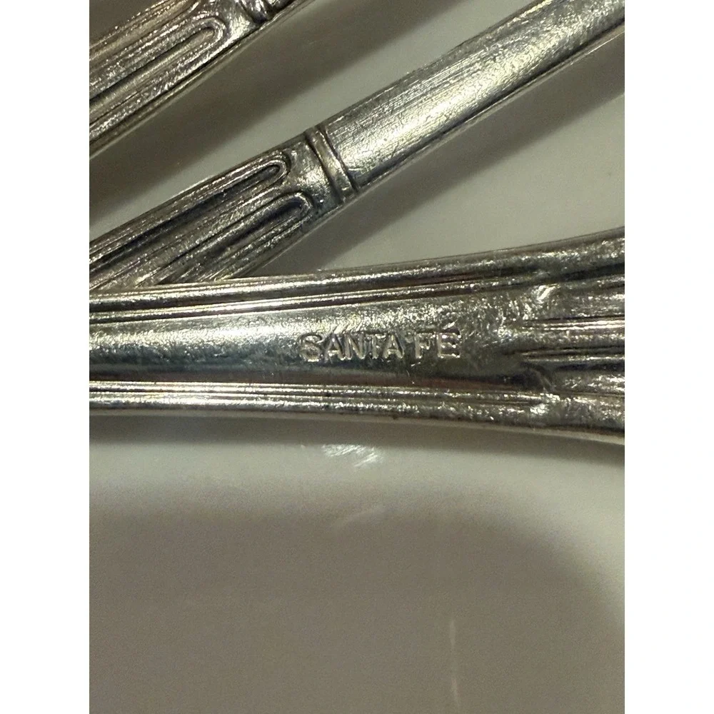 Antique Santa Fe‎ Railroad Dining Car Dinner Fork Place Setting Utensil Vintage